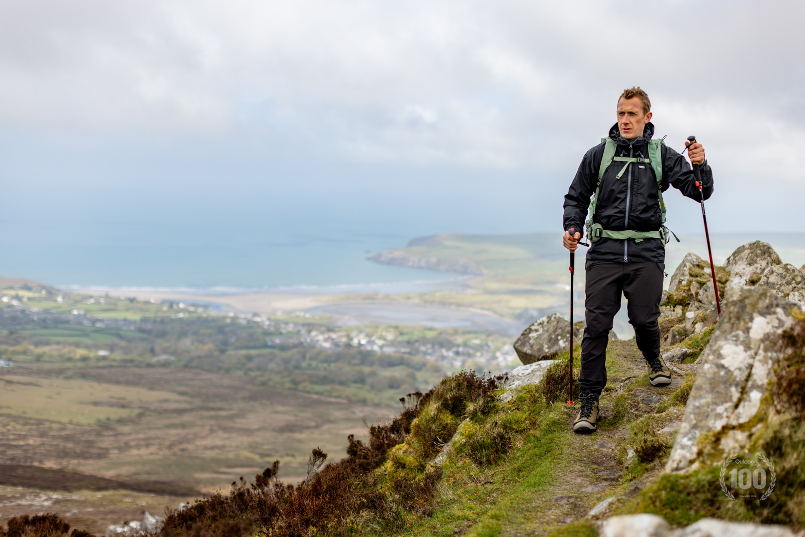 Using trekking poles in Wales