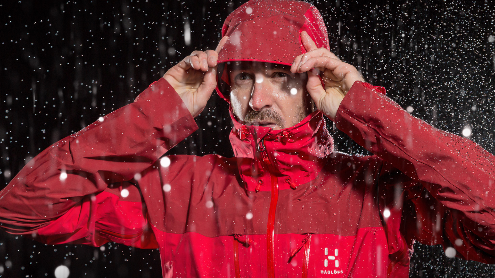 Haglöfs 2017 Spitz jacket hood without a helmet