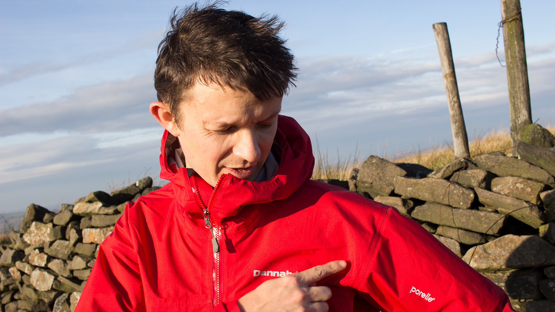 Rich Dannah wearing a Dannah Alpine Jacket