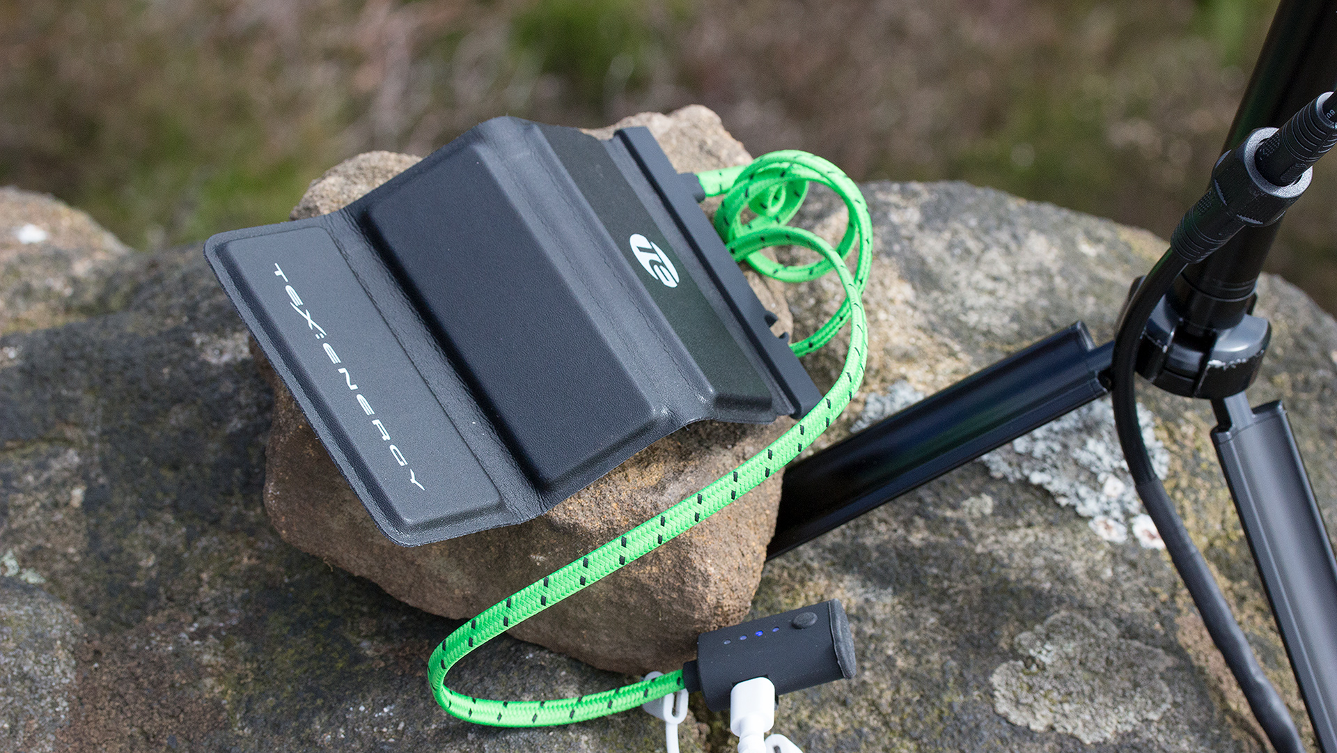 Texenergy Tex-Flex 3 battery pack being charged