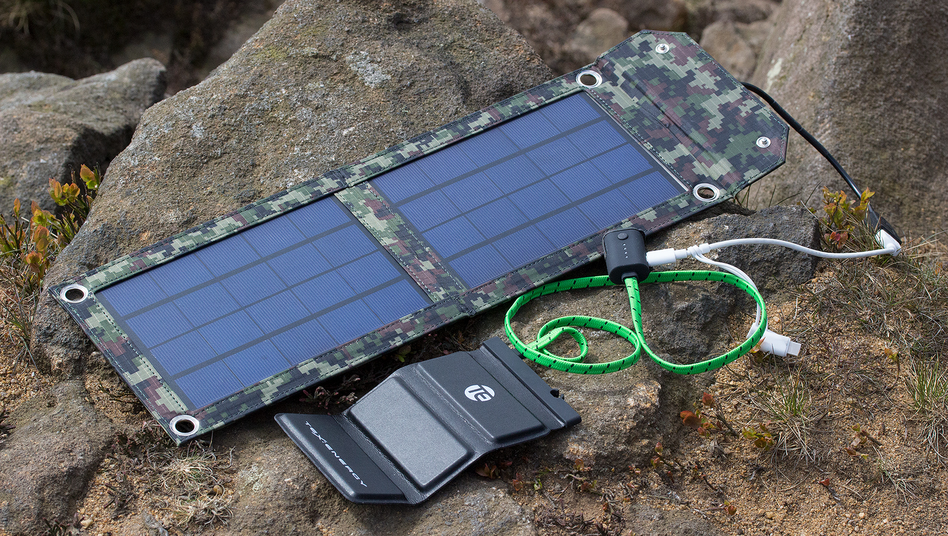 Tex Energy solar panel in the Peak District