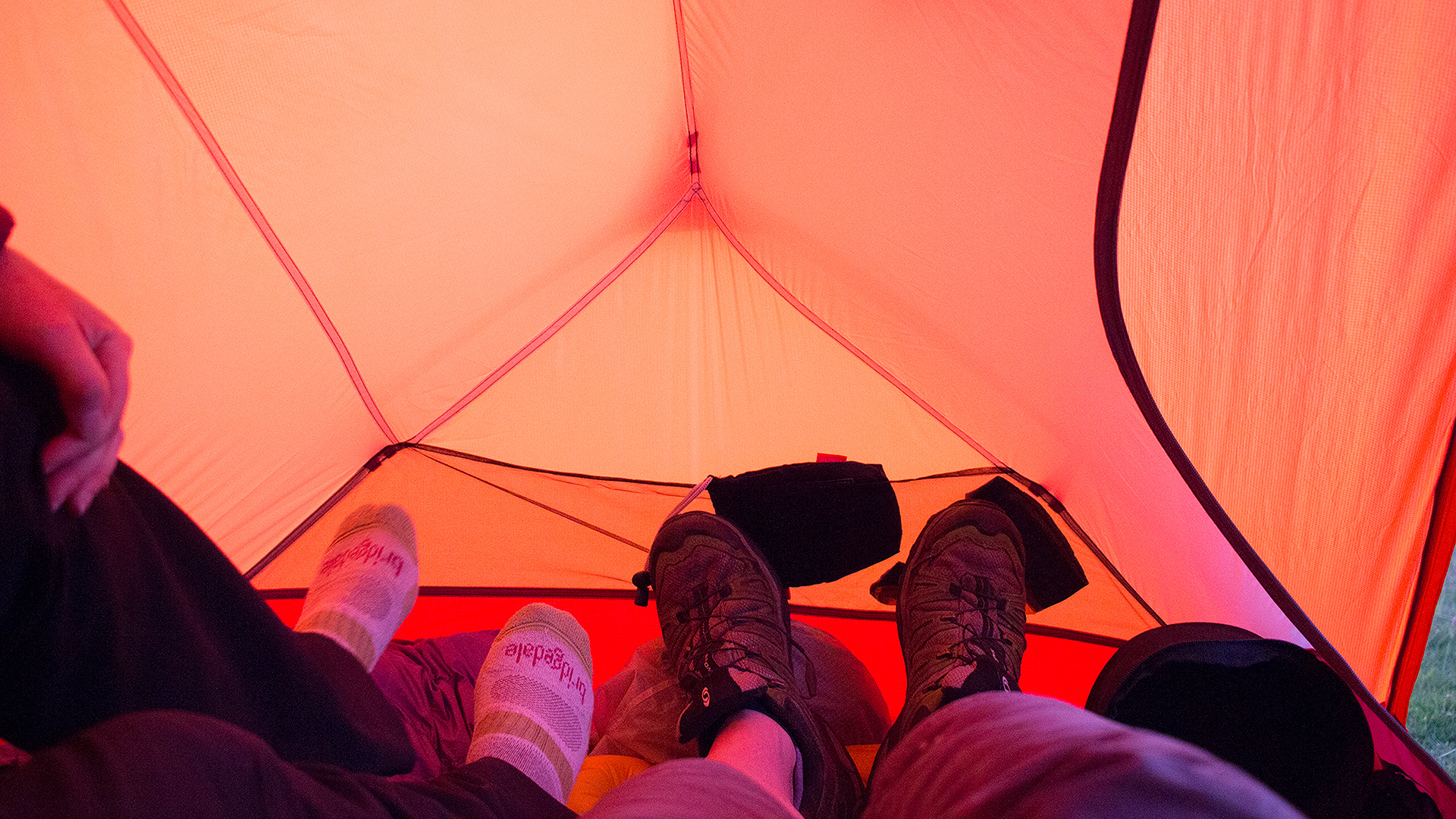 MSR Access 2 tent in the Peak District