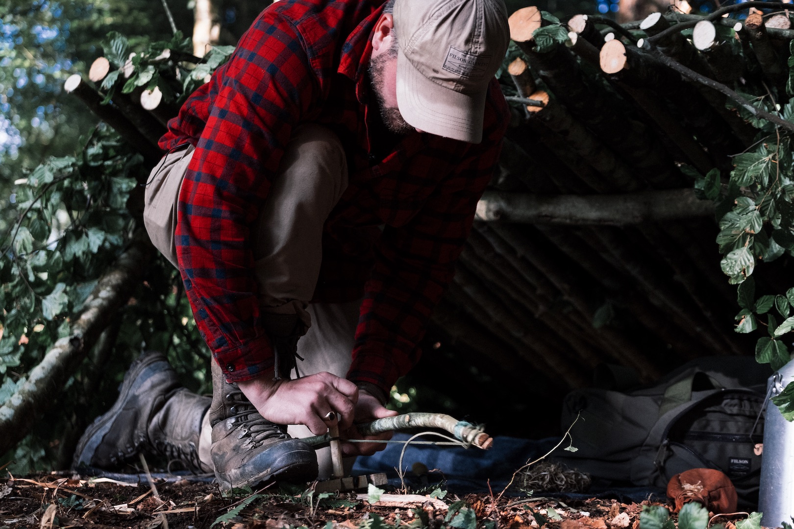 How to Light a Fire Using a Bow Drill | Bushcraft Tips