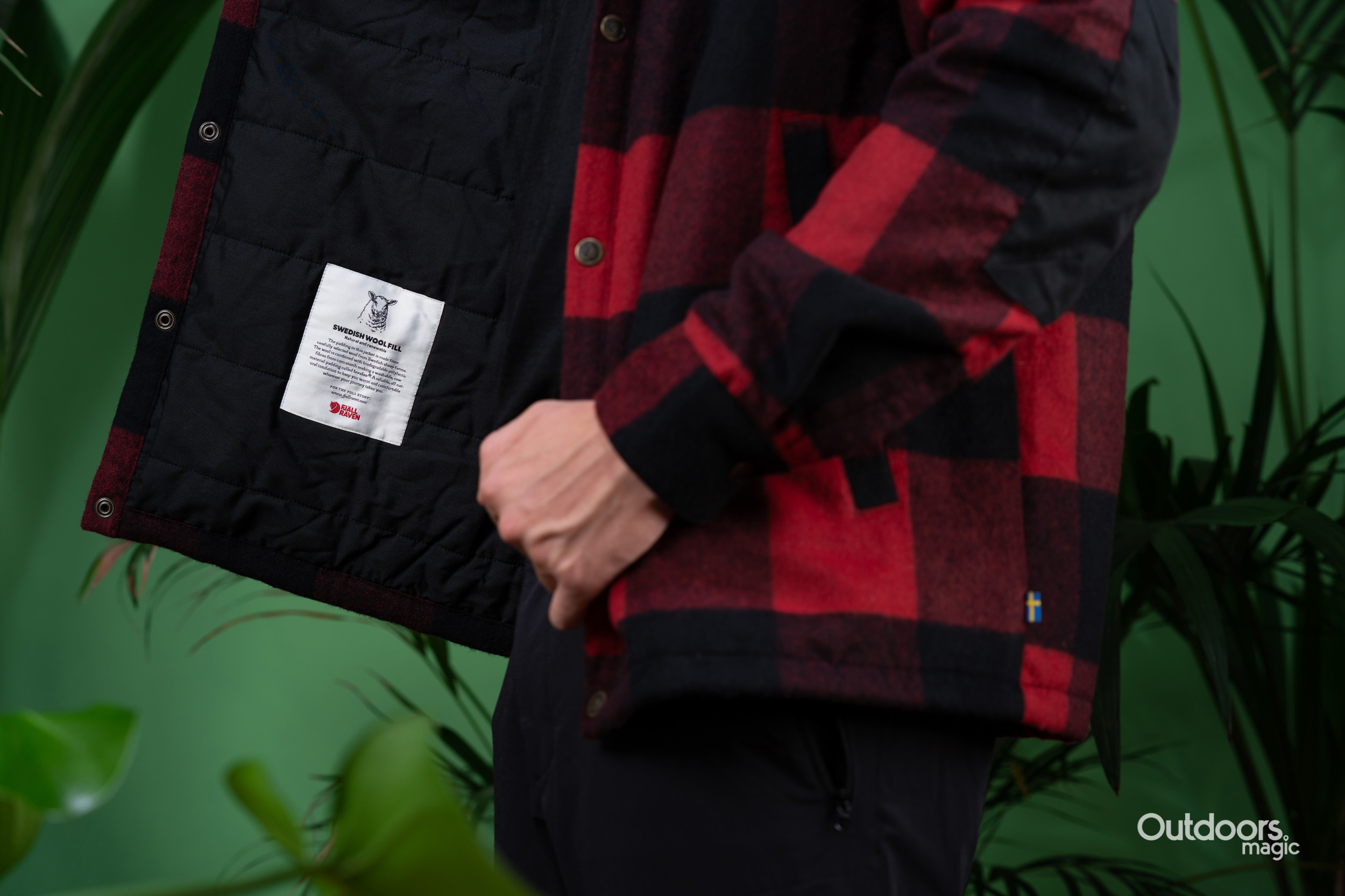 ジャケット・アウター Fjallraven Canada wool padded jacket M Fjällräven Canada Wool Padded Jacket Deep Forest XL at