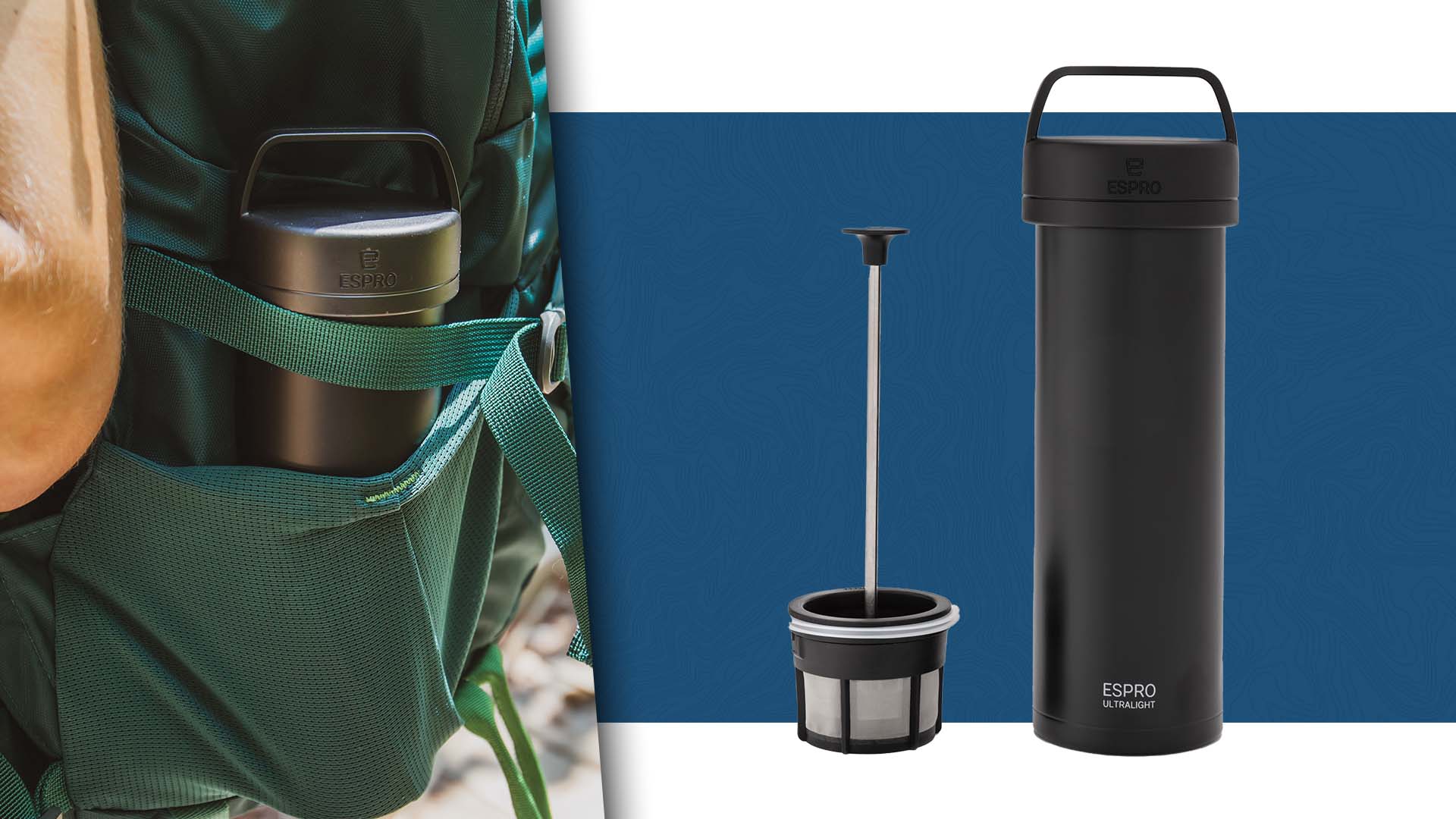 Portable Final Press Coffee Infuser – Travel Stainless Steel Coffee Filter & Brewer, Includes Filters, Unbranded