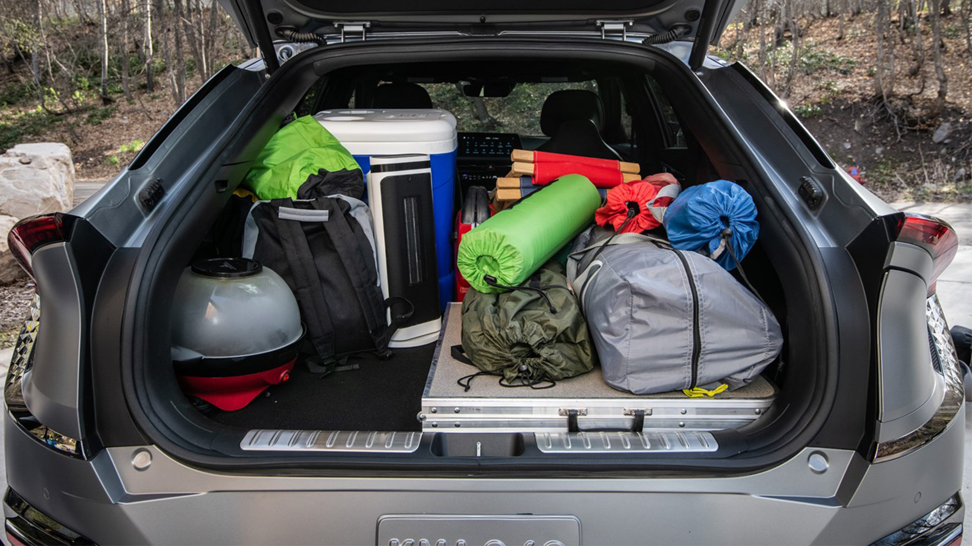 Kia Ev6 boot camping storage