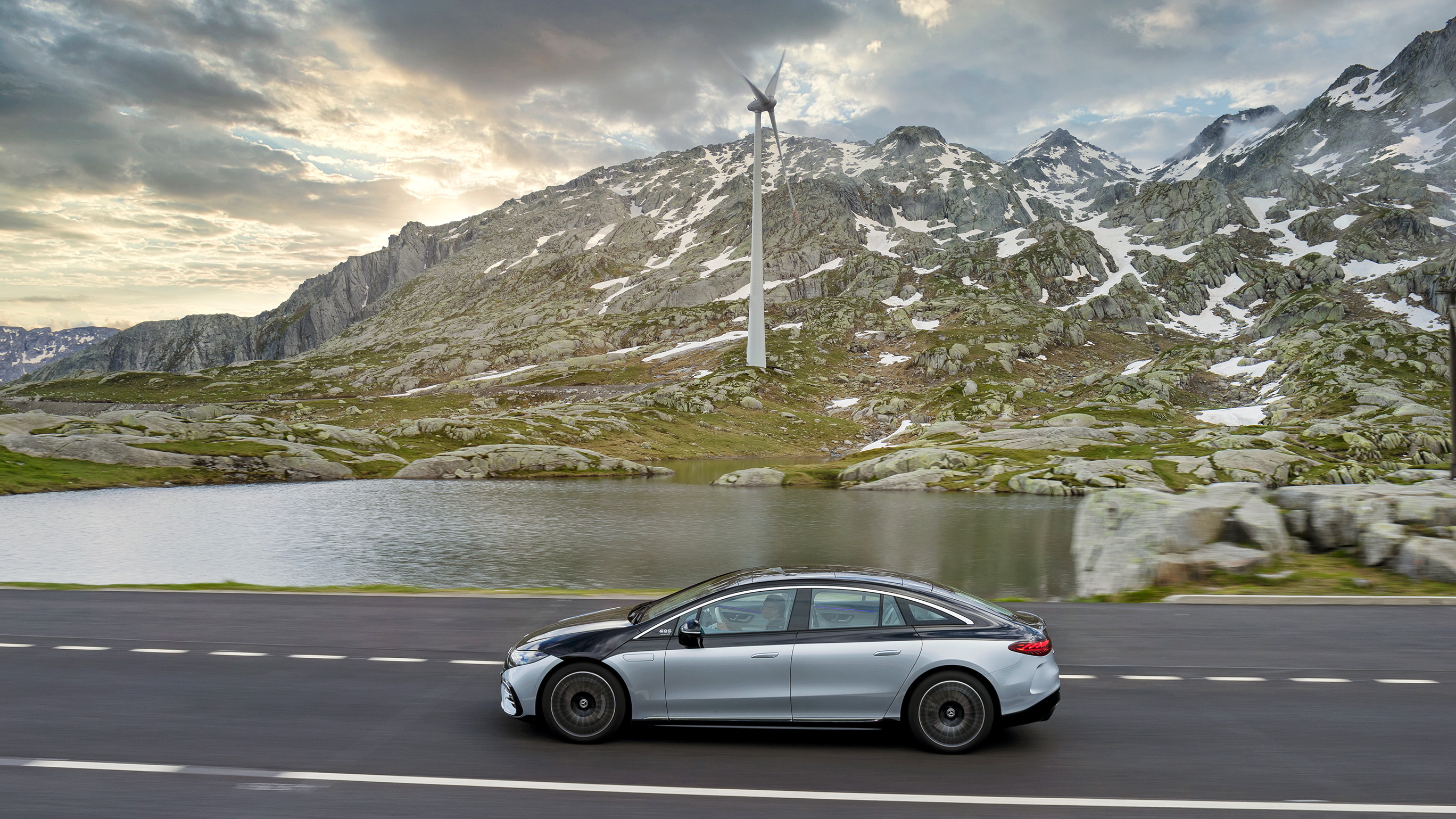 Mercedes EQS electric car
