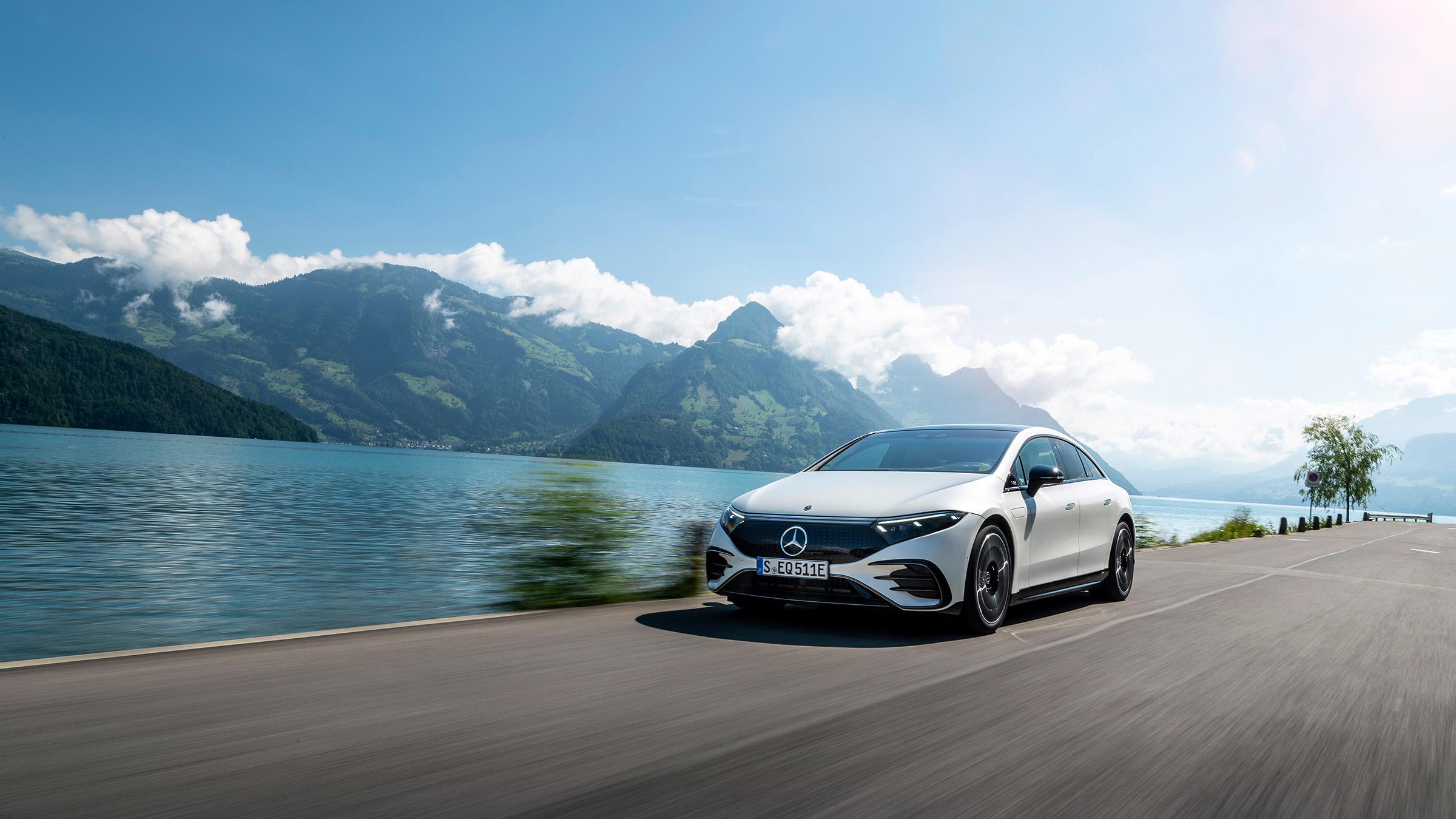Mercedes EQS electric car