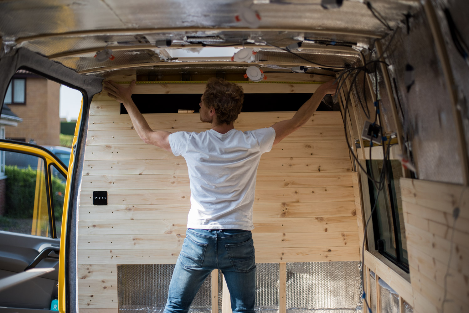 How to convert a van into a camper