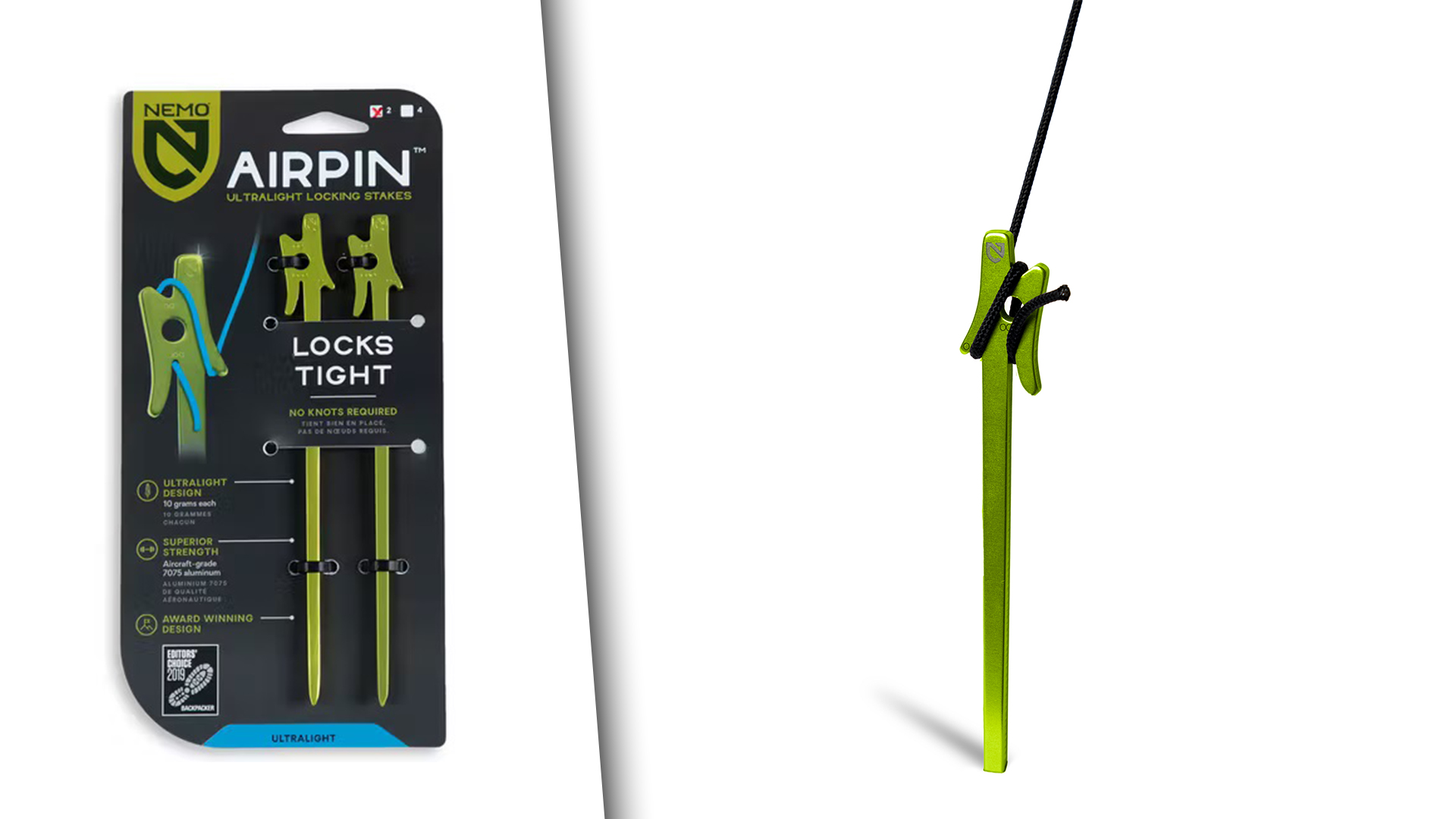 Nemo Airpin Tent Pegs