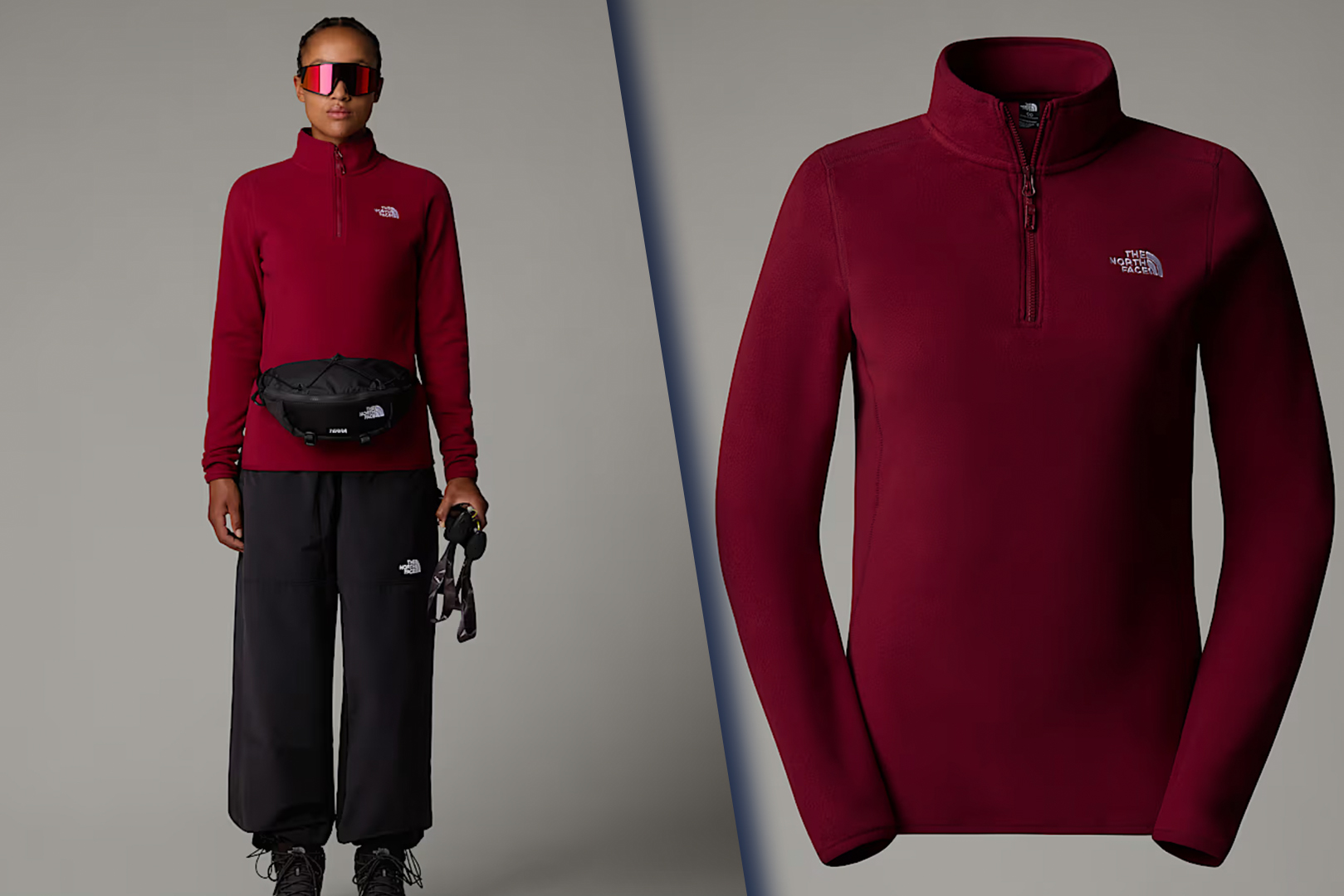 The North Face 100 Glacier 1/4 Zip Fleece