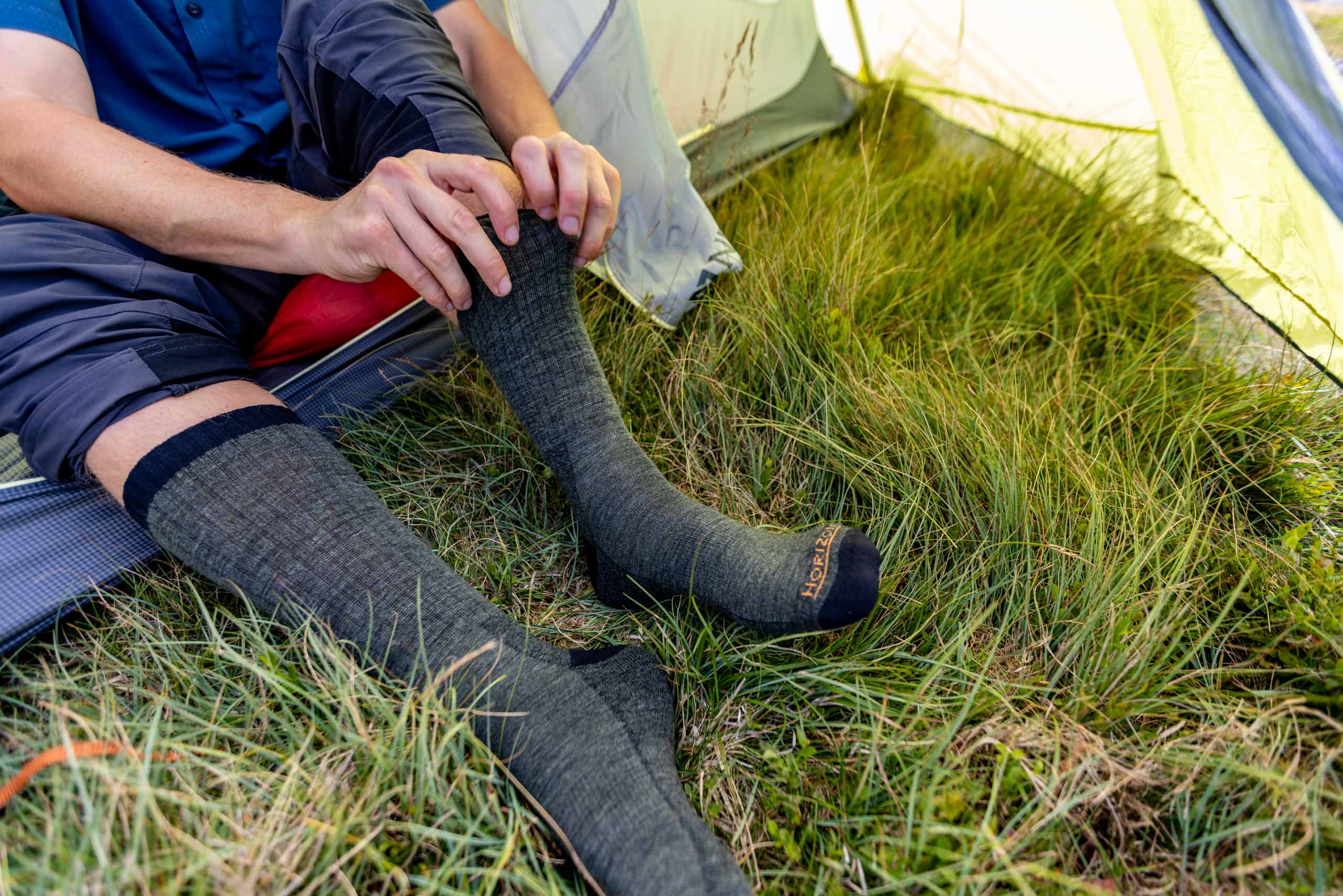 best hiking socks: Horizon Premium Merino Micro Crew